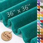 Peacock Green Felt Fabric 36'' X 36'', 1.4mm Large Felt Sheets Soft Durable by FEIYAUMI