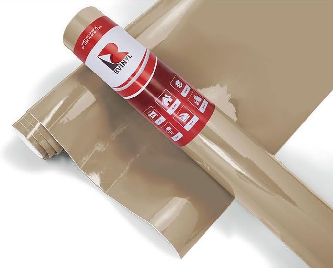 3M 7125 Sandstone Gloss Permanent Adhesive Vinyl Roll by Rvinyl