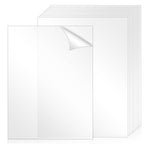 TKOnline 10 PCS Plexiglass Sheets, 8.5" x 11" x 0.02 Clear PET Sheet Panels by TKOnline