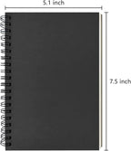 DSTELIN Blank Spiral Notebook, Soft Cover, Sketch book, 100 Pages / 50 Sheets - Image 2