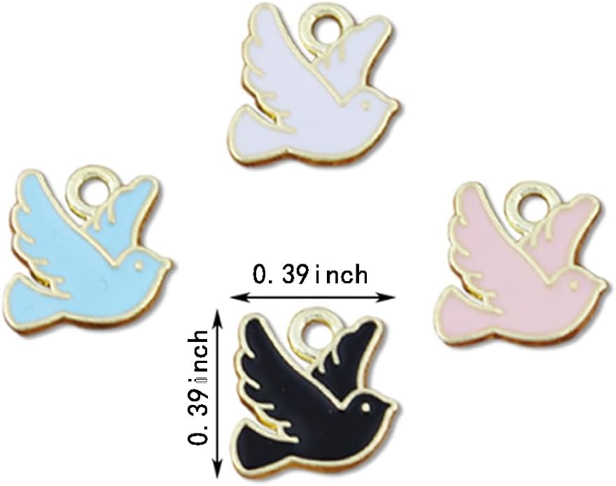 Charms Necklace for Pigeon Accessory Dove Bird Birds Accessories Pendants DIY - Image 2