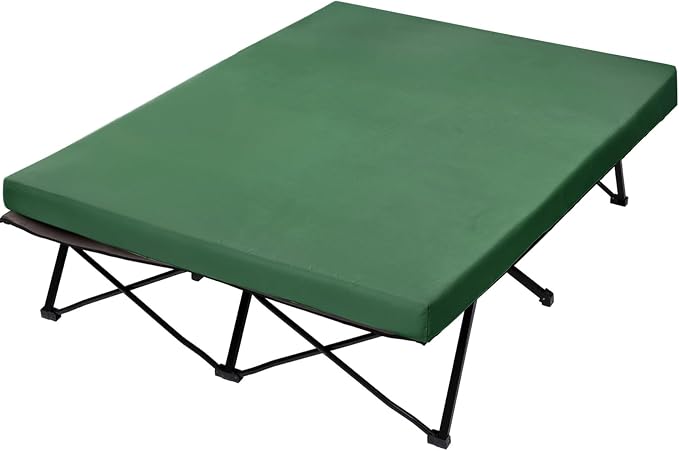 CYMULA Camping Cot Mattress 2in Memory Foam Sleeping Pad, Soft Warm Non-Slip by CYMULA