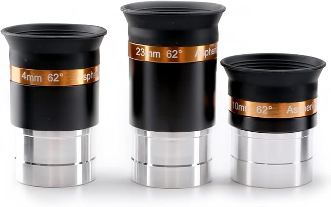 1.25-Inch Telescope Aspheric Eyepiece Set, 4mm 10mm 23mm | Multi-focal eyepiece - Image 6