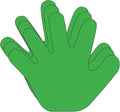 SHAPES ETC. 31 Pcs Hand Large Paper Cut-Outs 5.5in, Bulletin Board Decorations by SHAPESETC