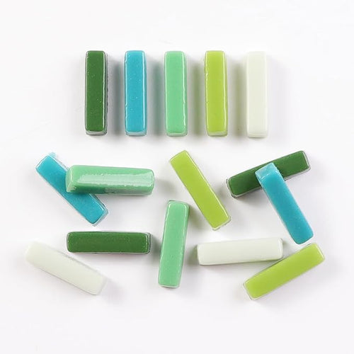 1 LB 5x20mm Glass Strips Mosaic Tiles - Image 2
