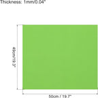 MECCANIXITY EVA Foam Sheets Apple Green 19.7 Inch x 19.3 Inch 1mm Thick Crafts - Image 2
