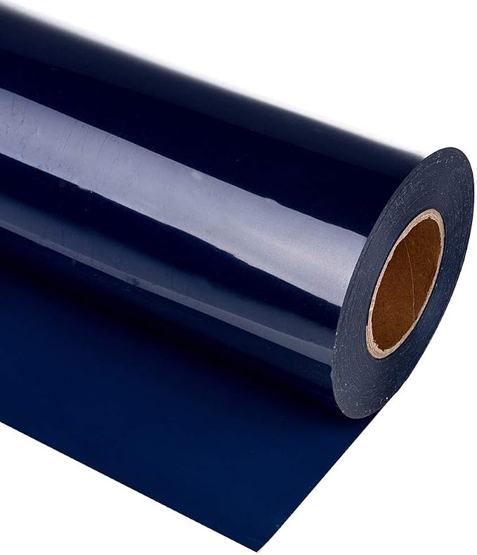 guangyintong Heat Transfer Vinyl Navy Blue HTV Rolls, Matte Surface HTV Vinyl by guangyintong