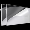 Roowest 2 Pcs 24 x 48 Inch, 1/2 Inch Thick Clear Acrylic Sheets Plastic by Roowest
