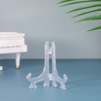 Artliving 4 Inch Acrylic Card Display Stands, Small Plastic Easels and - Image 3