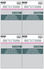 Sleeve Kings Large Sleeves 76 x 120 mm by SleeveKings