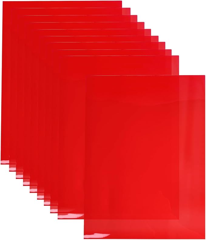 Transparent PVC Faux Leather Sheets, Glossy Waterproof Clear Vinyl Fabric - Image 3