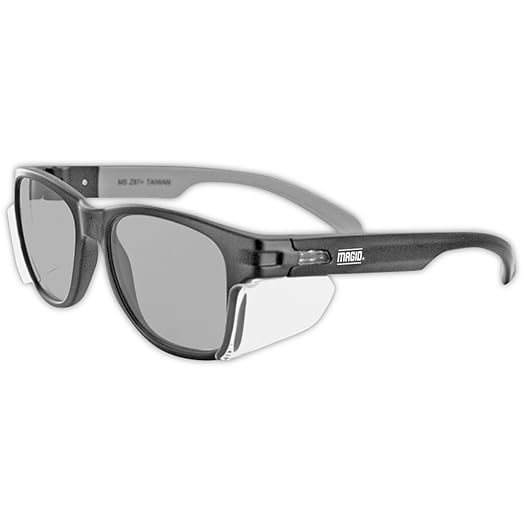MAGID Y50 Safety Glasses, ANSI Z87.1, Anti-Fog UV Protection, Side Shields by MagidGloveSafety