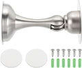 MECCANIXITY Magnetic Door Stoppers Stainless Steel Door Stops, Wall Floor Mounted Doors Holder Keep Doors Open for Home Office Closet (Silver Tone)