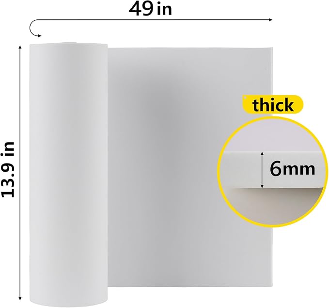 Do²ping 2-Pack White EVA Foam Sheets, 6mm Thick Premium Foam Sheets - Image 2