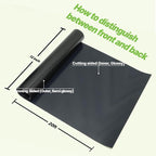 PU Heat Transfer Vinyl 12"×20ft Roll Black – HTV - Image 3