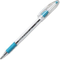 Pentel RSVP Ballpoint Pen, Fine Line, Sky Blue Ink, Box of 12 by PentelofAmerica