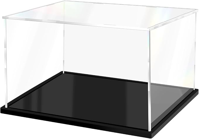 Acrylic Display Boxes for Collectibles Assemble Clear Acrylic Box Dustproof by XINISS