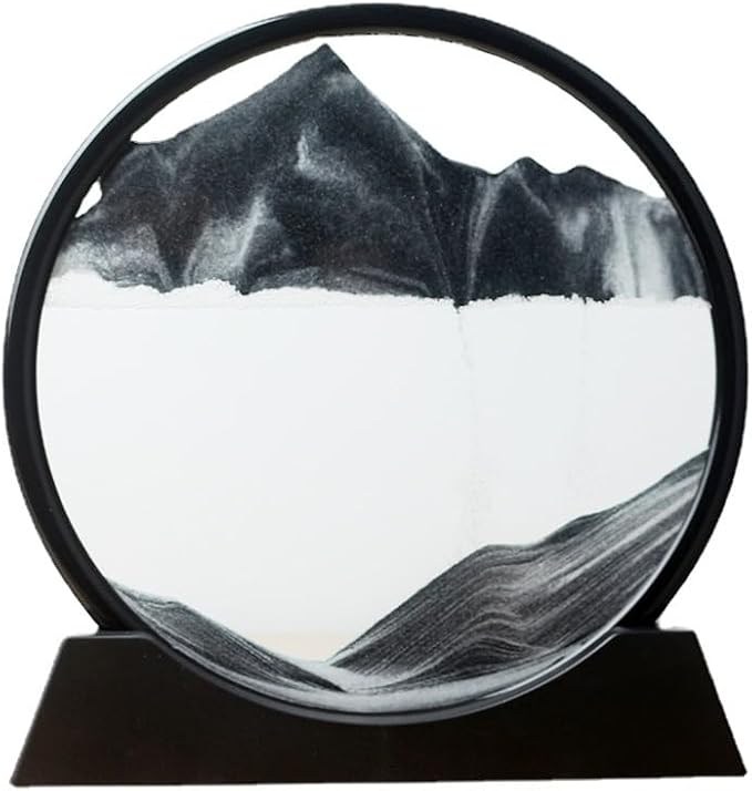 AzureLeap Moving Sand Art Liquid Motion, 3D Deep Sea Sandscape Color Quicksand by MovingSandArt