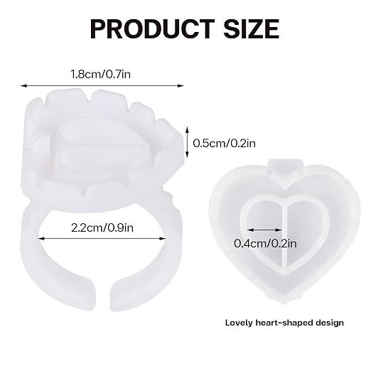 Pretty memory 150 Pcs Glue Rings - Image 2