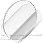 10 Pieces Clear Circle Acrylic Sheet, 1/8" Thickness, 3.5 Inch Plexiglass - Image 4