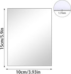 4'' x 6'' x 0.07'' Acrylic Mirror Tiles - Image 2