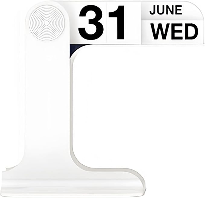 Perpetual Calendar, Standing Flip Calendar, Aesthetic Reusable Daily Page by Beleda