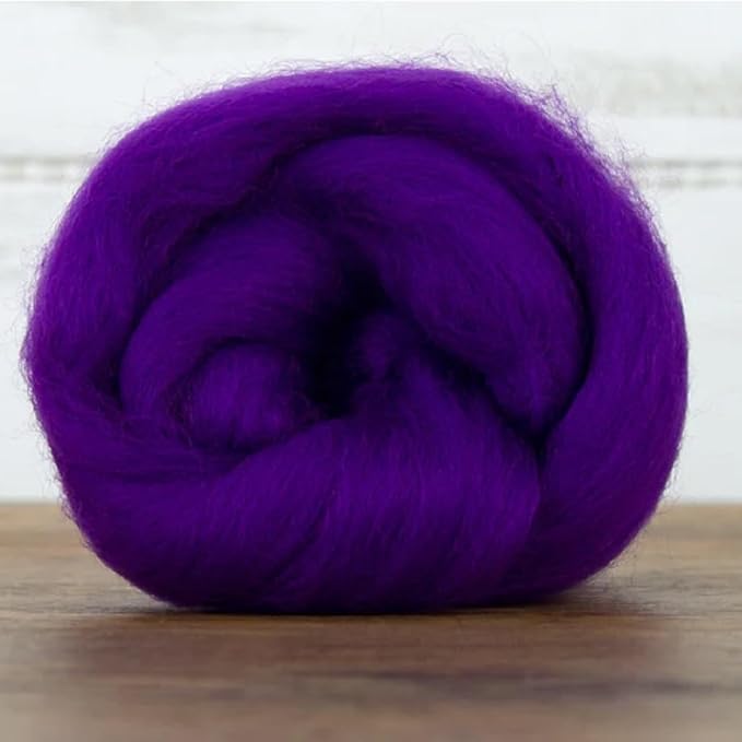 Revolution Fibers Dyed Corriedale Wool | 8 Ounces of Premium Combed Wool Top | - Image 4
