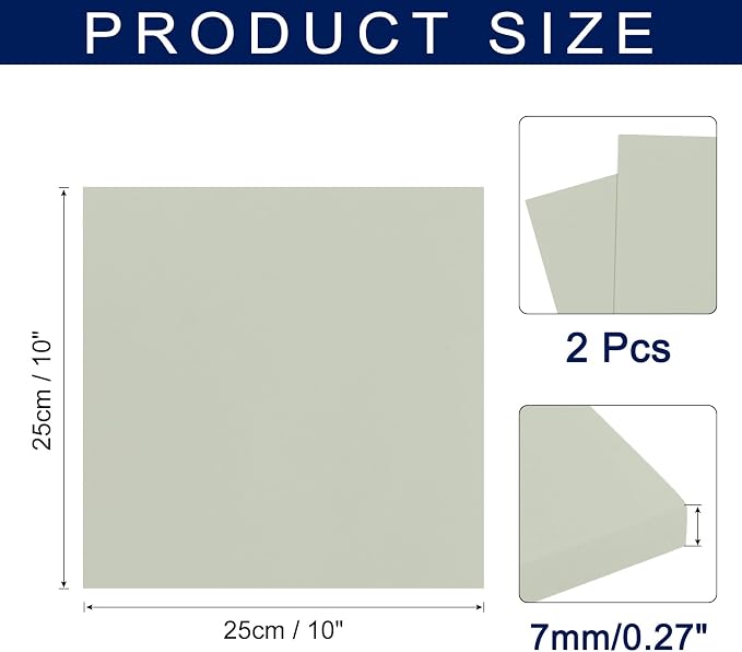 MECCANIXITY Foam Sheets Crafts 10x10 Inch 7mm EVA Craft Foam Paper Foam Sheets - Image 2