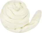 MECCANIXITY Wool Roving Yarn Soft Felting Wool 50g/1.76oz Pure Chunky Roving by MECCANIXITY