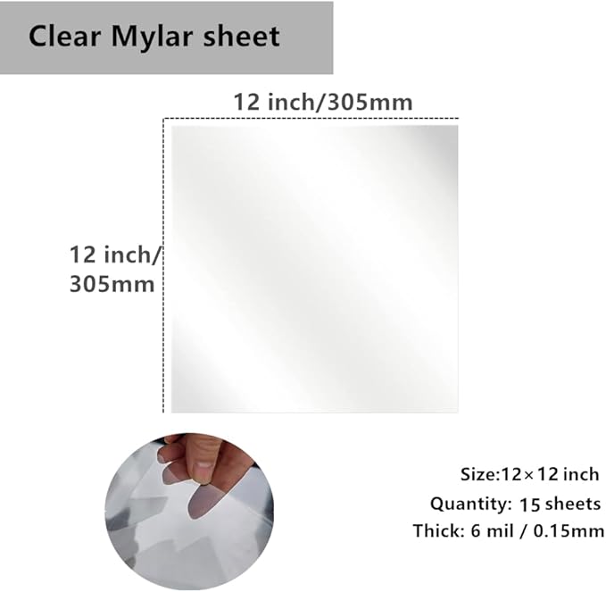 Transparent Blank Mylar Stencil Sheets - Image 3