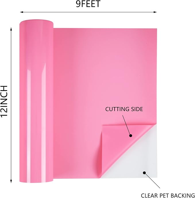 HTVVETUR HTV Vinyl Rolls Heat Transfer Vinyl - Image 2