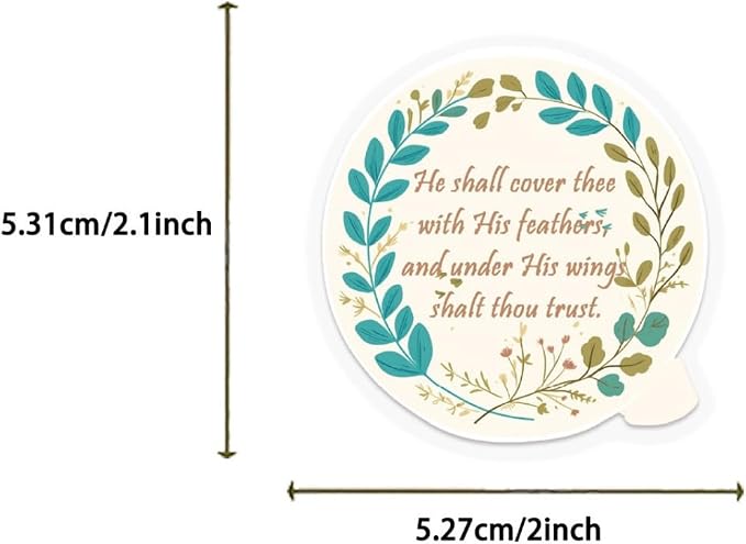 50 Pcs Clear PET Inspirational Stickers - Image 6