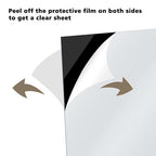 Egofine 12" x 12" Black Plexiglass Sheets 6 Pack 0.04 Inch Cast Acrylic Sheet - Image 4