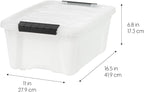 IRIS USA 13 QT Plastic Storage Box - Image 2