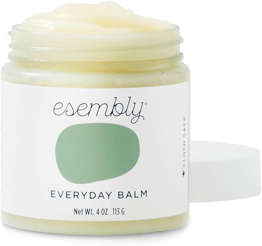 Esembly Everyday Balm, Organic Diaper Balm for Delicate Baby Skin, Diaper Rash Prevention, Multiple Uses Including Nipple Cream, Cradle Cap, Dry and Chapped Skin, Made in USA, 4oz