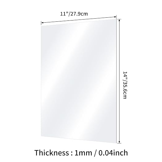 4 Pack 11x14 Clear Plexiglass Sheets - Image 2