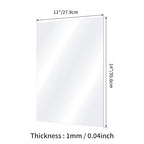 4 Pack 11x14 Clear Plexiglass Sheets - Image 2
