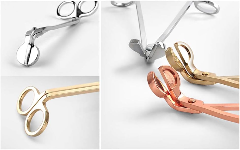 Candle Wick Trimmer Candle Wick Clipper Wick Cutter Scissor, Black