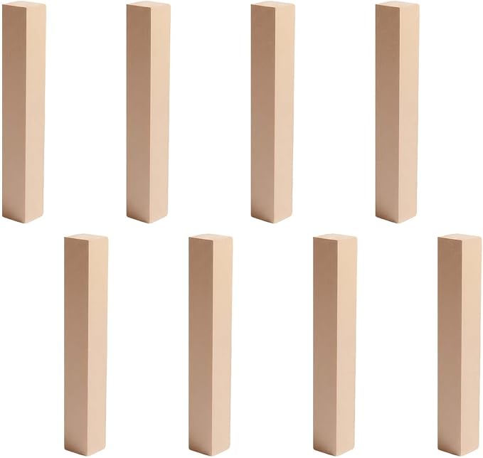 8 Pack Basswood Carving Blocks, Unfinished Whittling Wood | Premium basswood by Unknown