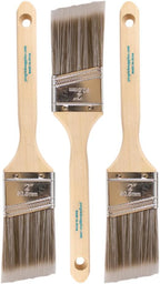 Pro Grade Paint Brushes, 2 Inch Angled Paint Brush, Trim & Walls, 3 Pack | by ProGradeSupplies