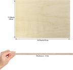 5 Pack Basswood Sheets for Crafts, Pyrography, Wood Engraving, Wood Burning - Image 2