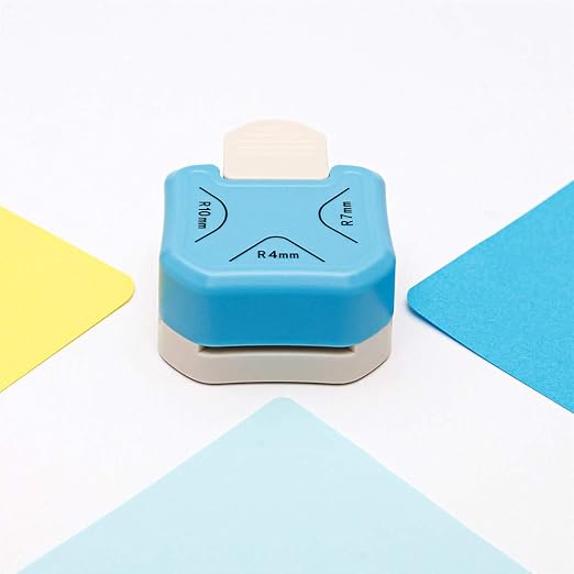 QIQQIKIN Paper Corner Rounder 3 in 1 （R4mm+R7mm+R10mm）， Punches - Image 3