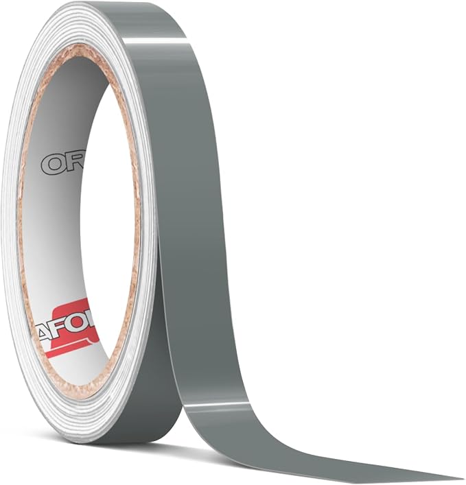 ORACAL 651 Gloss Grey Permanent Vinyl Tape Roll – Premium Adhesive Film by Orafol
