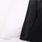Black Silk Pillowcase with Natural Dye Made in USA, Oeko-TEX Certified Real 22 - Image 3