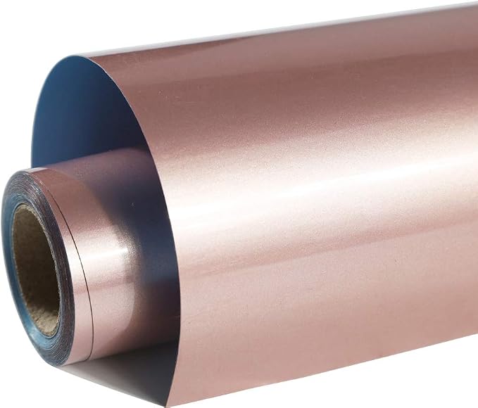 FUNKAKA Heat Transfer Vinyl Rose Golden HTV Rolls by FUNKAKA