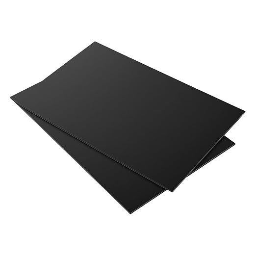 SHEUTSAN 8 Pack Black Acrylic Sheet, 11.8 x 7.87 x 1/8 Inch Plastic Board - Image 4