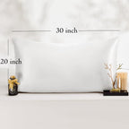 Queen Satin Pillowcase for Hair 2pc, Similar to Silk Pillow Cases, Easier Care - Image 6