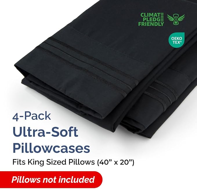 King Pillow Cases Set of 4 - Image 2