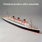 NZPOST 1:400 Scale British Royal Mail Steamer RMS Queen Mary Ocean Liner Paper - Image 3