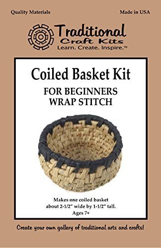 Traditional Craft Kits Beginner Basket Weaving Kit Set of 6 | DIY Basket Making - Image 7